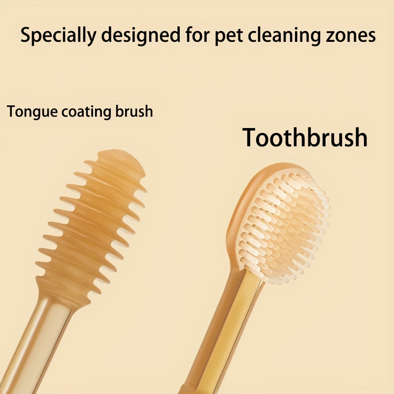 Pet Oral Care Toothbrush for Dogs & Cats - Teeth Cleaning Supplies