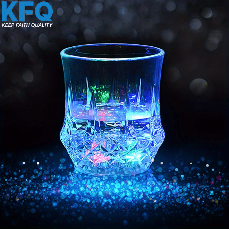 KFQ LED Wine Glasses Whiskey Cup for Parties Night Clubs Bars