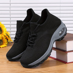 Women's Mesh Air Cushion Sports Shoes Lightweight Travel Walking Shoes
