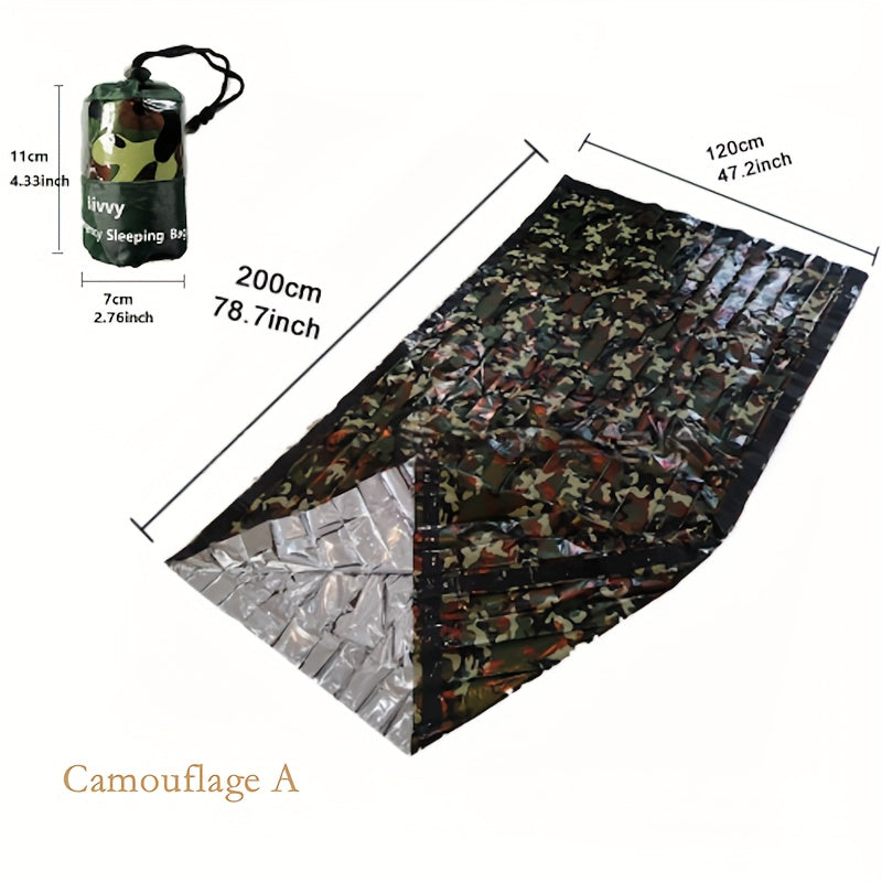 Waterproof Emergency Sleeping Bag Survival Blanket Lightweight Thermal