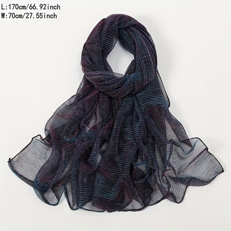 Thin Breathable Gauze Hijab Solid Shawl for Women