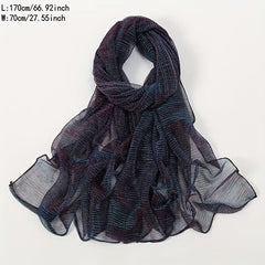 Thin Breathable Gauze Hijab Solid Shawl for Women