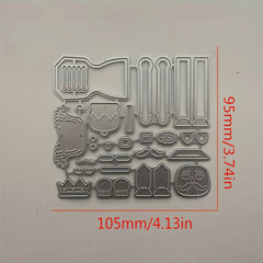 1pc Nutcracker Soldier Metal Cutting Dies for DIY Scrapbook Paper Craft