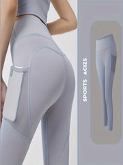 Women's High Waist Yoga Leggings Quick Dry Stretch Sports Leggings
