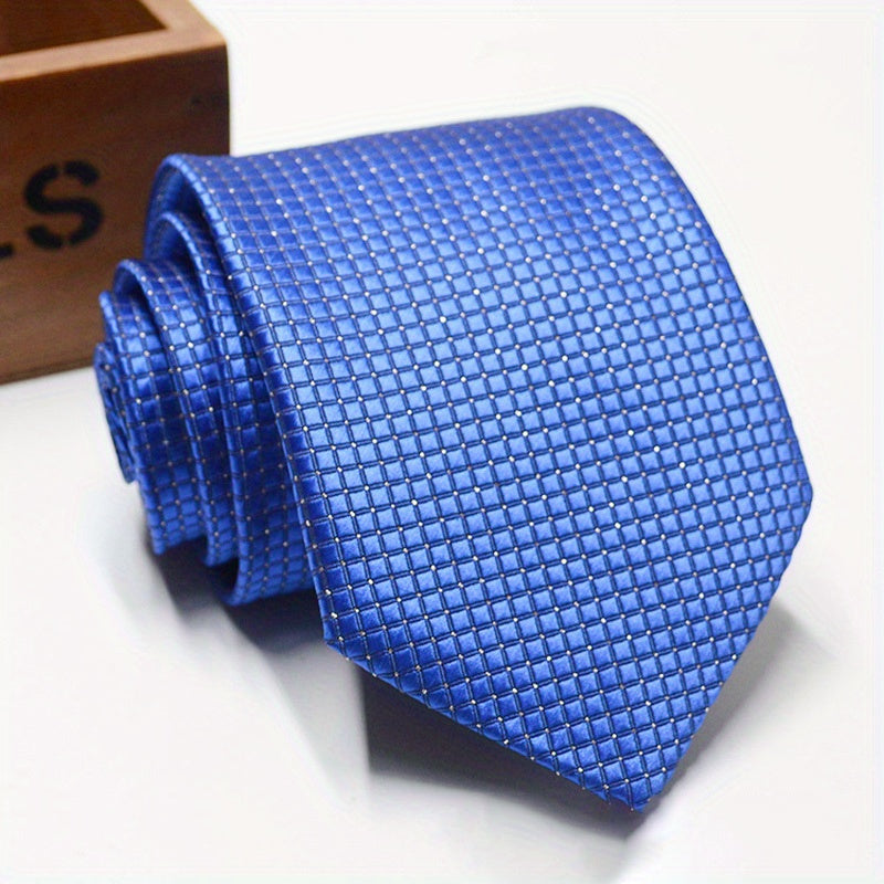 Men's Plaid Necktie Business Wedding Party Necktie - Great Gift