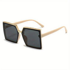 Square Frame Sunglasses Men Women Casual Mod UV400