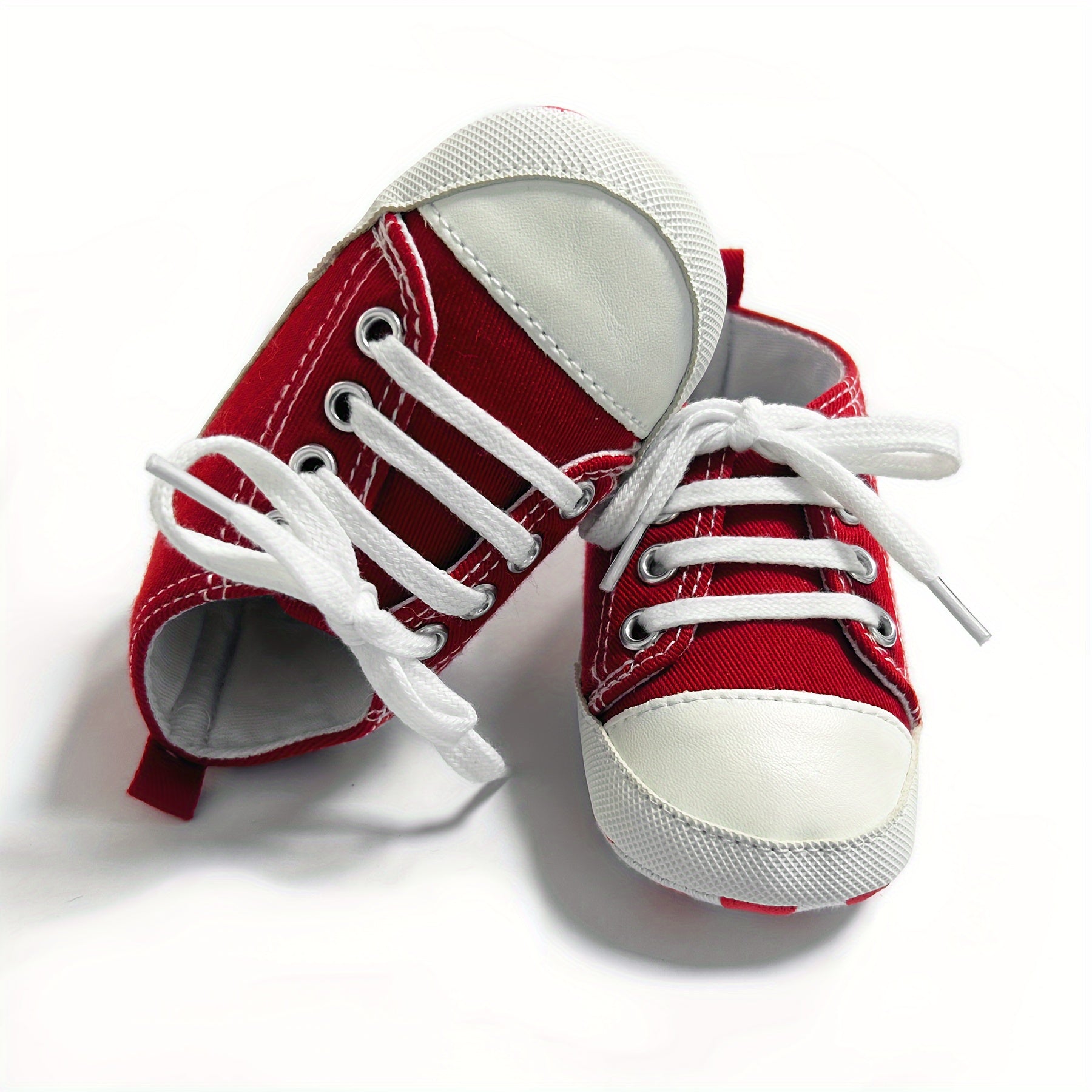 Baby Girls Lace Up Sneakers Lightweight Non Slip Shoes