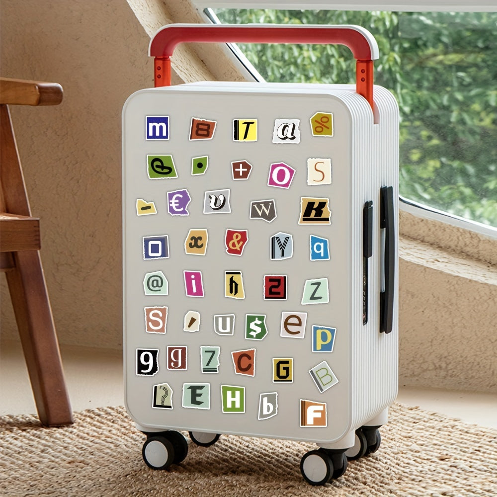 100pcs English Letter Stickers for Crafts, Scrapbooking, and Decor