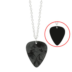Acrylic Red Heart Eddie Munson Guitar Pick Necklace