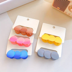 3pcs Sweet Claw Clips Hair Clips for Baby Girls