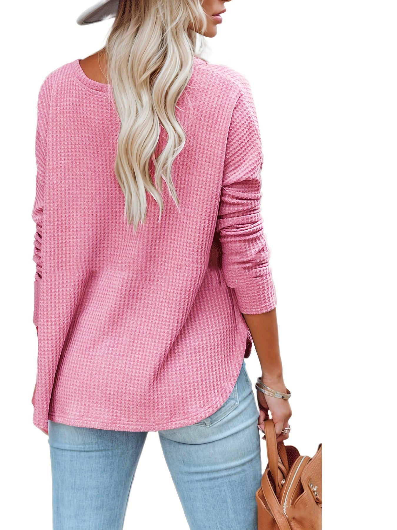 Solid V Neck Asymmetrical Cardigan Sweater