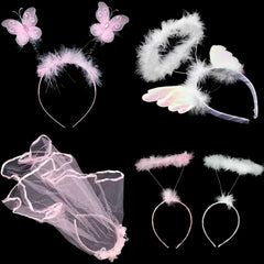 Cartoon Butterfly Hair Hoop Dress Up Headwear