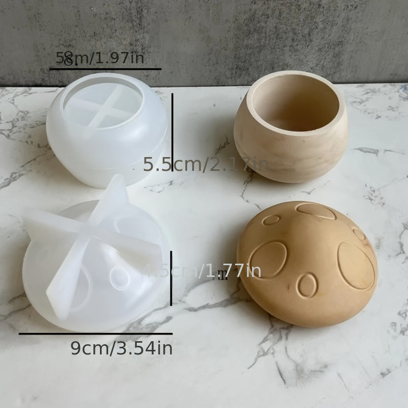 3D Mushroom House Silicone Mold for DIY Home Decor
