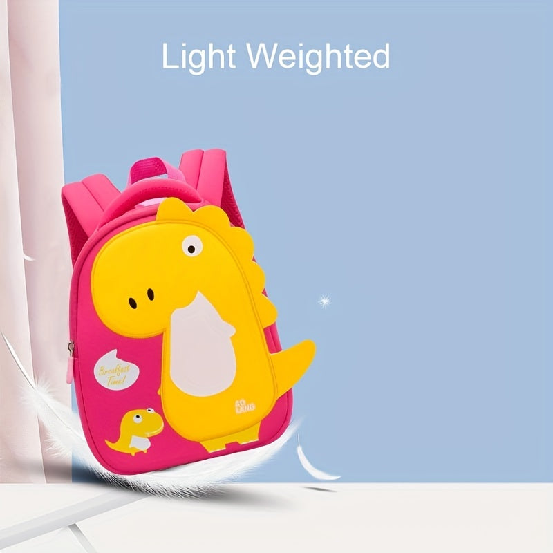 Kids Dinosaur Kindergarten Backpack Lightweight Breathable Boys Girls Travel Bag