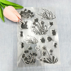 Animal Plant Clear Stamp Silicone Stamp For Scrapbooking DIY Card Making