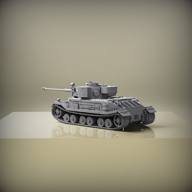 Mini Tank Model 3D Printed ABS Resin Military Collectible