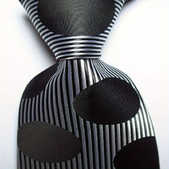 Men's Polka Dots Pattern Wide Necktie - Great Gift for Men