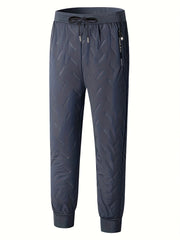 Men's Fleece Sports Joggers Casual Waterproof Thermal Pants