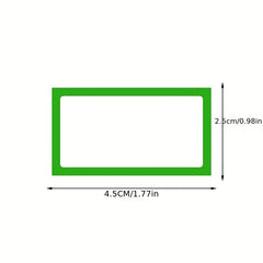 300 Sheets Adhesive Blank Border Refrigerator Labels