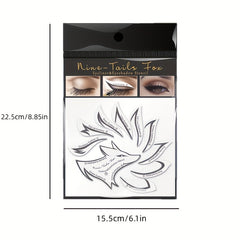 24pcs Eyeliner And Eyebrow Stencils Set Easy Grooming & Styling