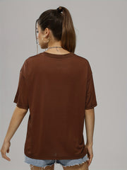 Butterfly & Flower Print Summer T-shirt for Women
