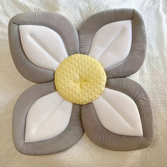 Cartoon Flower Bath Mat for Babies Bathing Pouch Seat Cushion