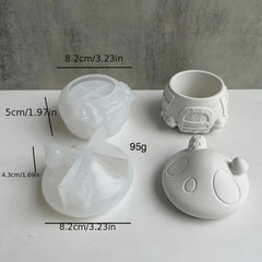 3D Mushroom House Silicone Mold for DIY Home Decor