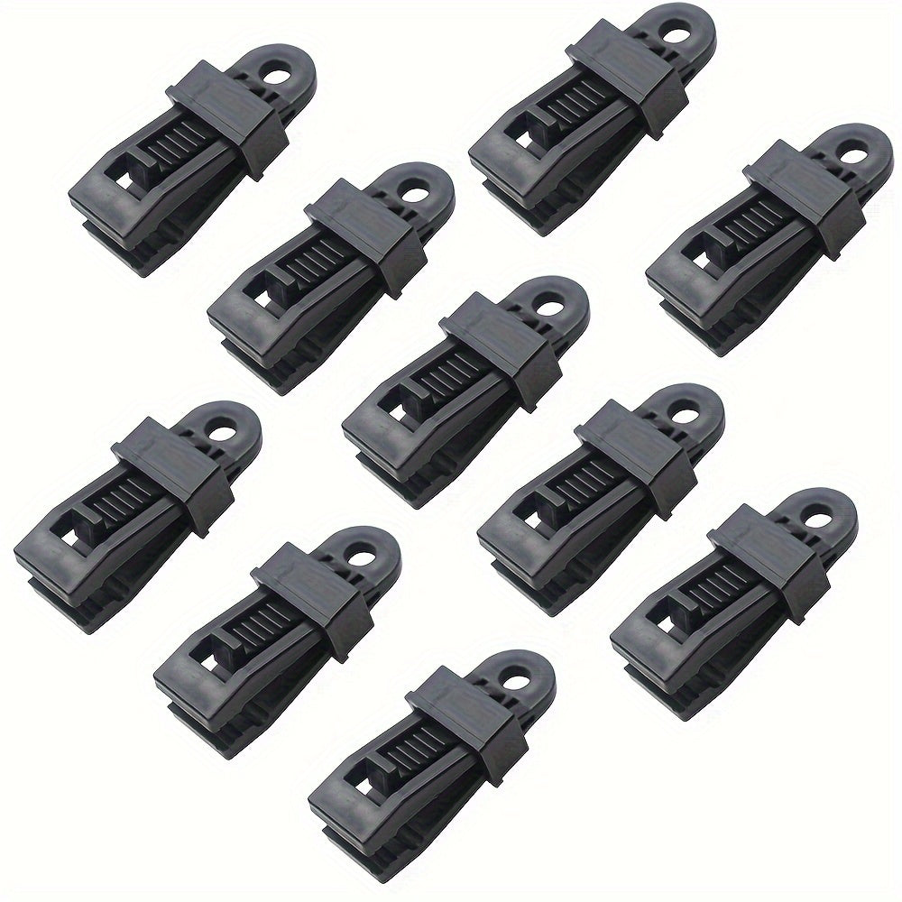 5pcs Tarp Clips Lock Grip Tarp Clamps Tent Fasteners Clips Holder