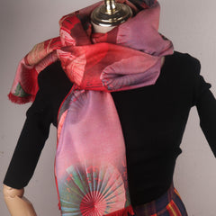 Winter Scarf Print Scarf Business Gathering Shawl Warm Women Scarf