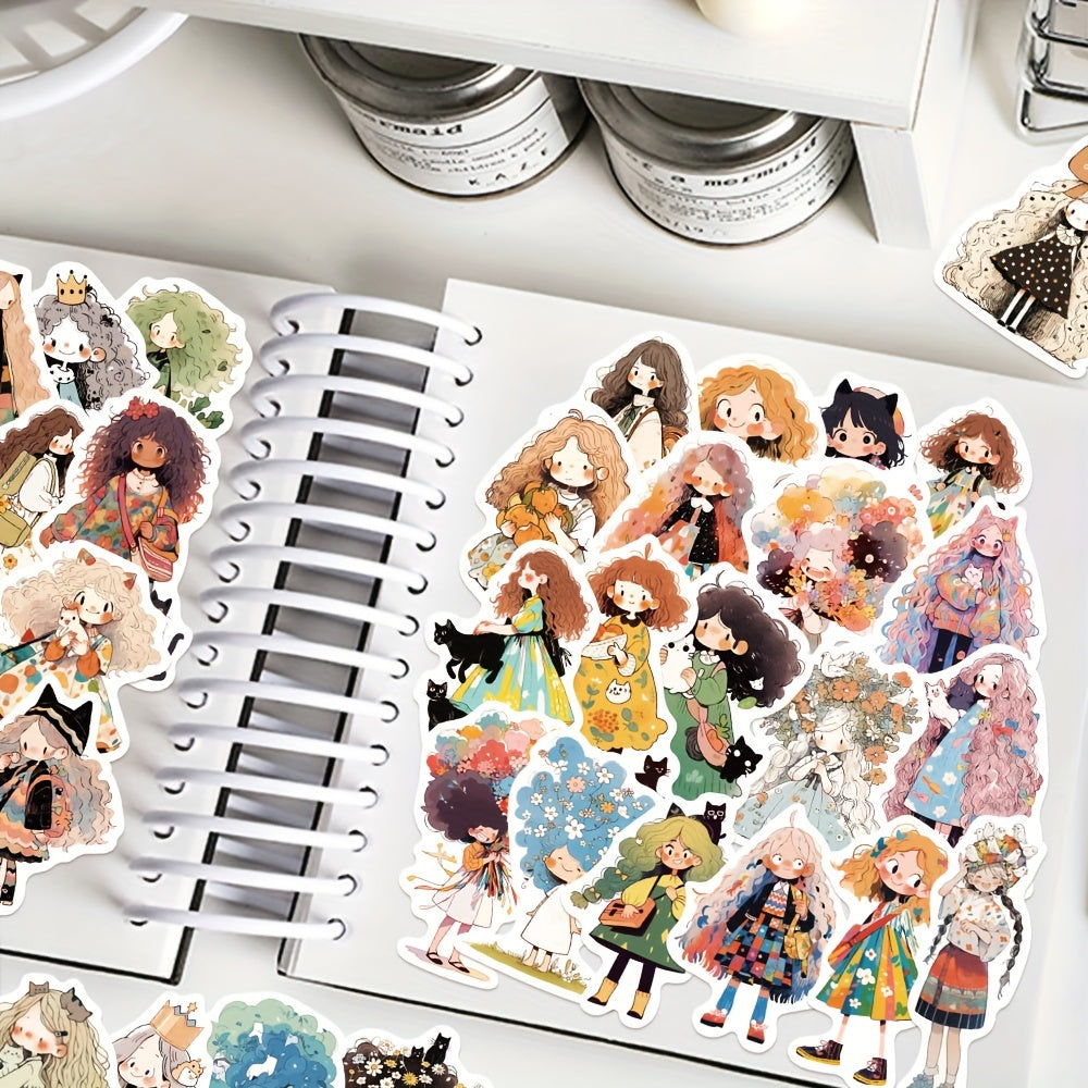 60pcs Graffiti Beauty Stickers for Laptop Helmet Water Cup Decoration