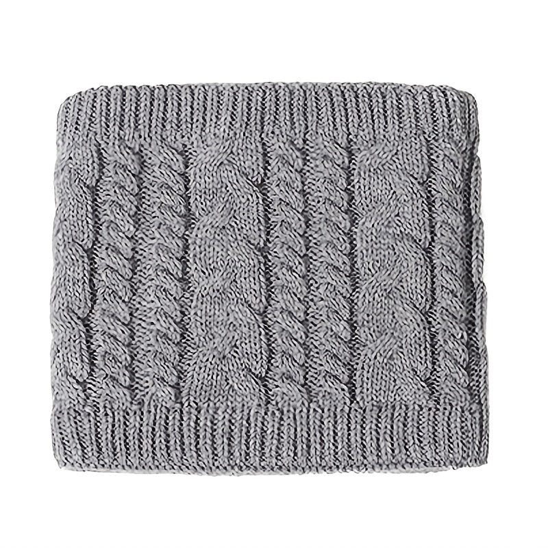 Men's Solid Neck Cover Warm Winter