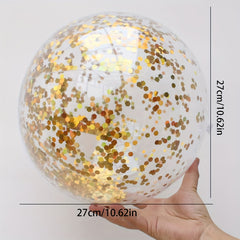 Glitter Beach Ball for Water Games