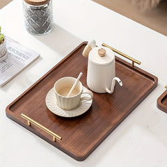 Bamboo Serving Tray Coffee Table Tray Decorative Tray