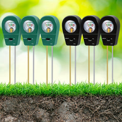 3-in-1 Soil Tester: Moisture, Health, pH Meter for Plants
