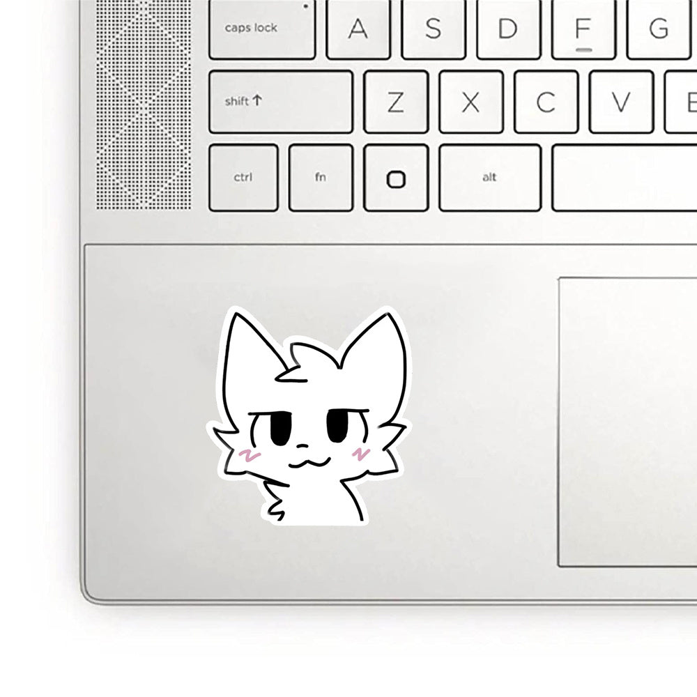 Cartoon Cat Vinyl Decals Matte Finish Stickers