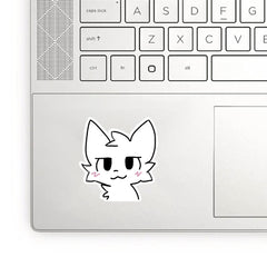 Cartoon Cat Vinyl Decals Matte Finish Stickers