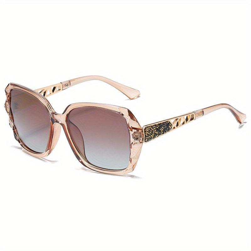 Cat Eye Sunglasses Gradient Lens Hollow Out Temple UV400