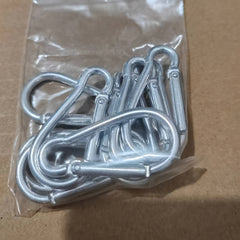 9pcs Gourd Shaped Carabiner Keychain Aluminum Alloy Backpack Hanging Buckle
