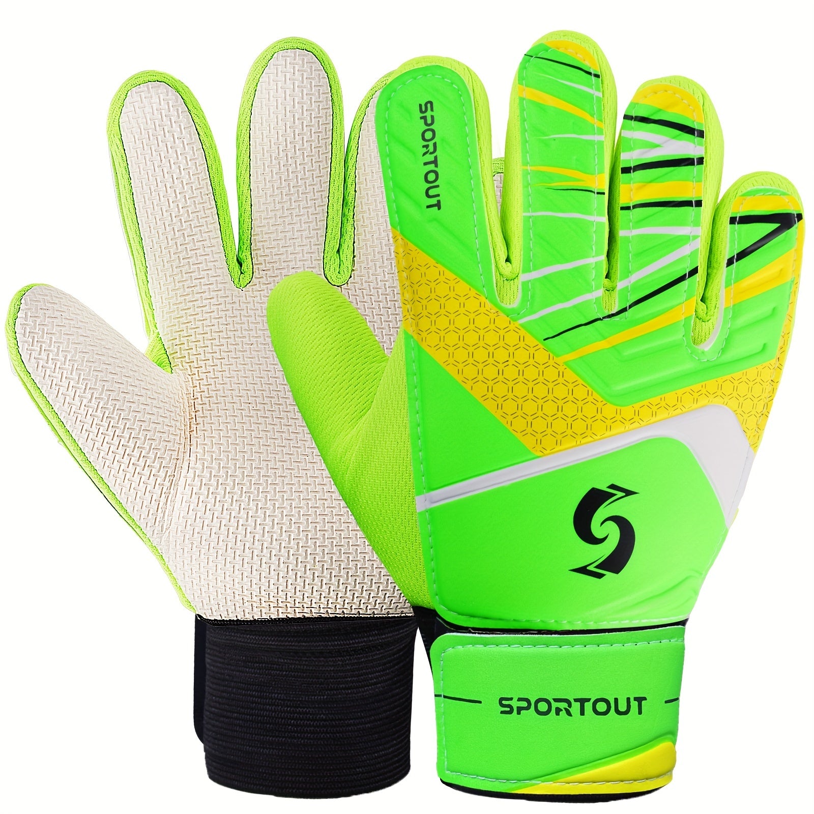 Soccer Goalkeeper Gloves Double Wrist Protection Latex Gloves