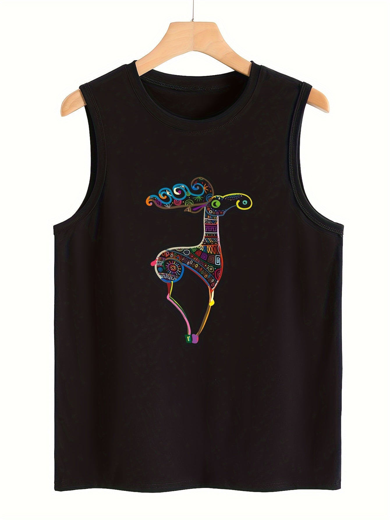 Christmas Deer Pattern Sports Vest for Women