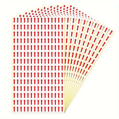 10 Red Arrow Stickers Self Adhesive Labels for Inspection Defec
