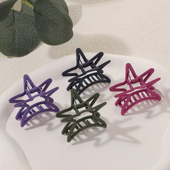 4pcs Preppy Style Star Hair Clip Hair Claw Accessories Sets For Girls