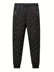 Men's Warm Drawstring Pants for Outdoor Activities
