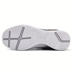 High Top Men's Basketball Shoes Breathable Non Slip Lace Up Sneakers