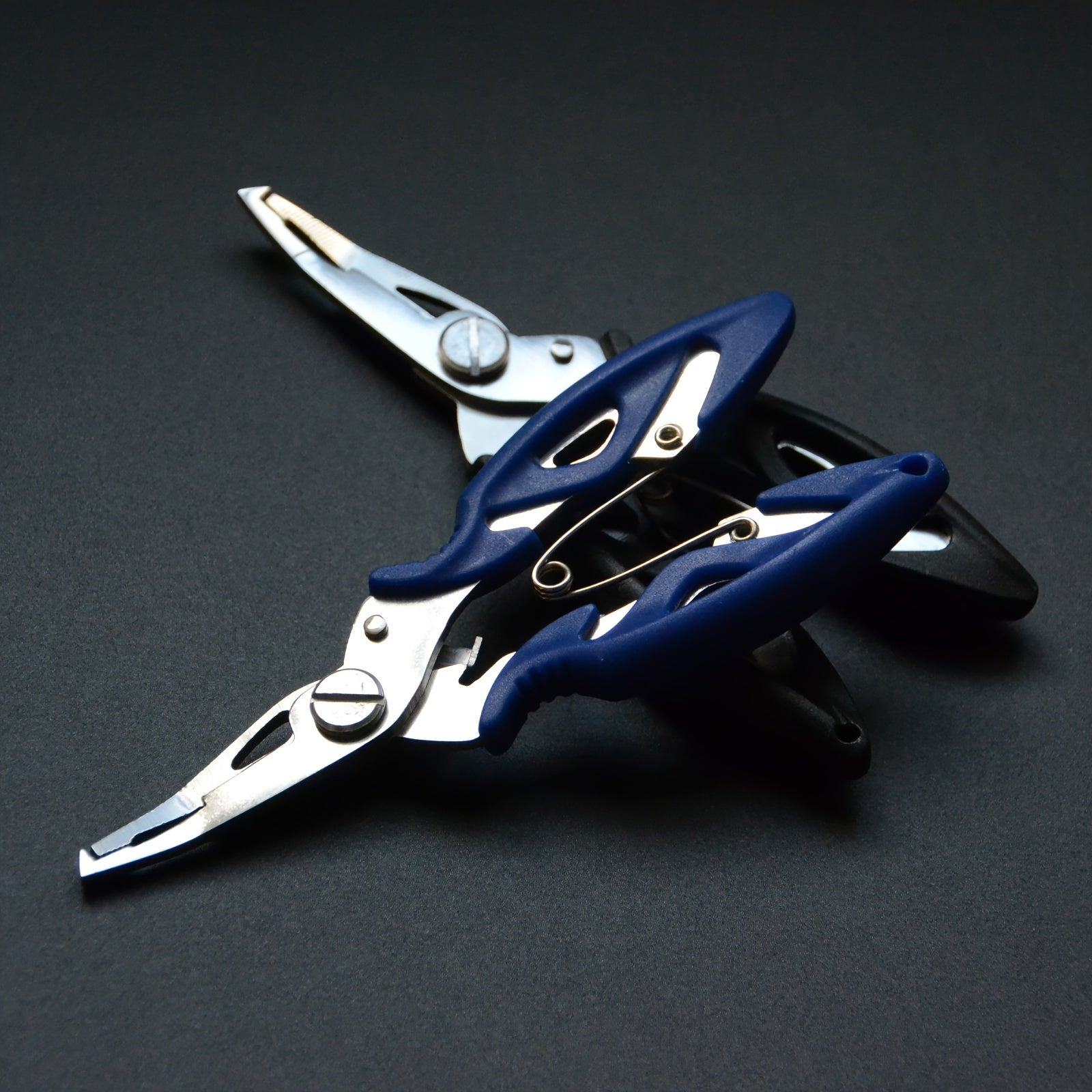 Stainless Steel Curved Mouth Lure Pliers Fishing Line Scissors