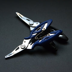 Stainless Steel Curved Mouth Lure Pliers Fishing Line Scissors
