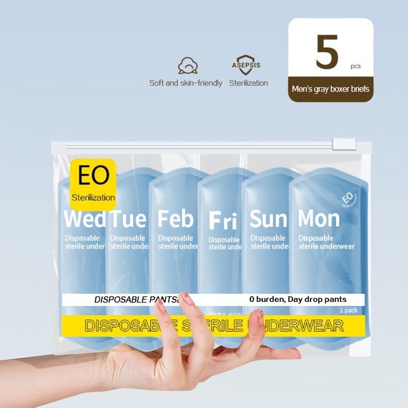 Disposable Men's Underwear Soft and Comfortable for Travel Hotel Hospital