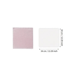 Soft Plaid Wash Cloth Cotton Microfiber Towel 13x13 Inches