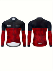 Men's Zip Up Cycling Jersey for Biking & Riding