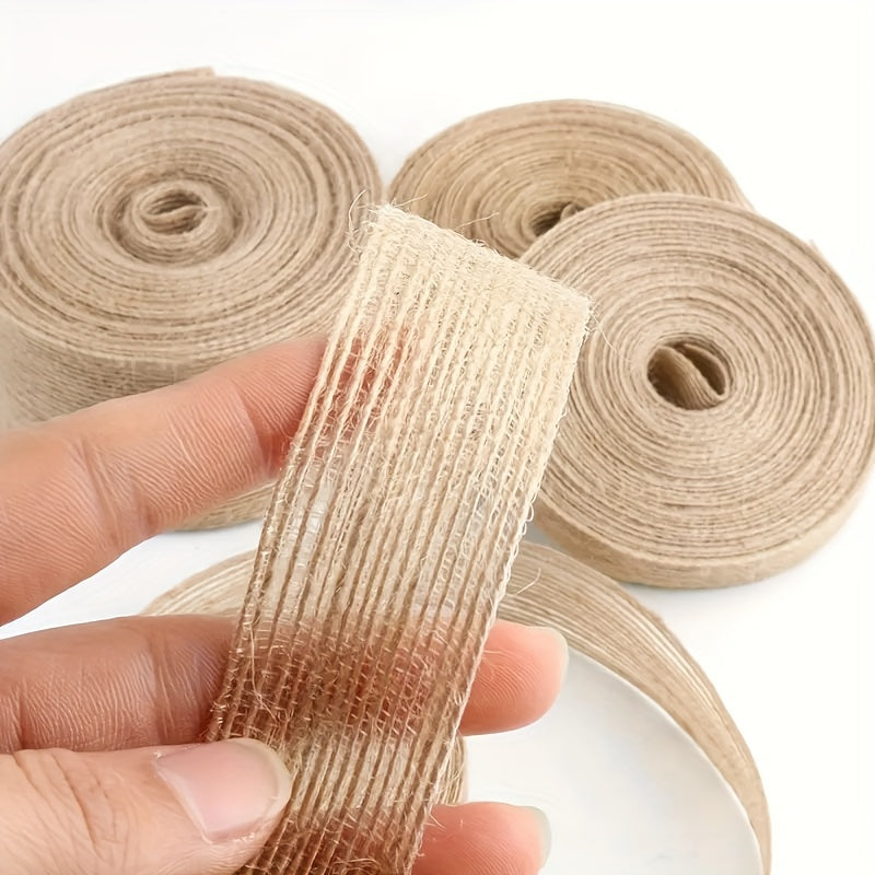 Jute Ribbon Bow Wedding Christmas Decor Retro Lace Ribbon Wedding